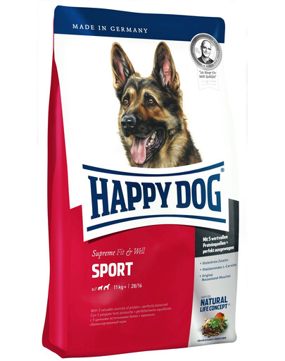 Happy Dog Fit & Well Adult Sport 15 kg