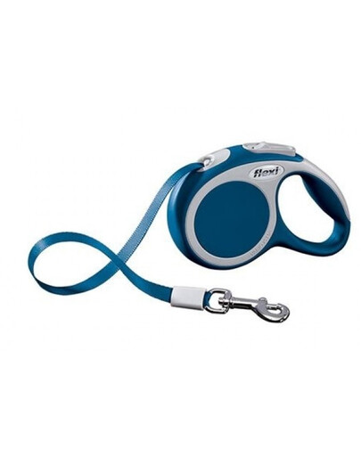 Flexi Vario XS juostinis pavadėlis 3 m mėlynas