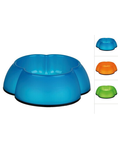 Trixie plastikinis dubenėlis ant gumos 0.6 l