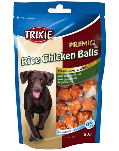 Trixie Balls skanėstas su vištiena ir ryžiais Premio 80 g