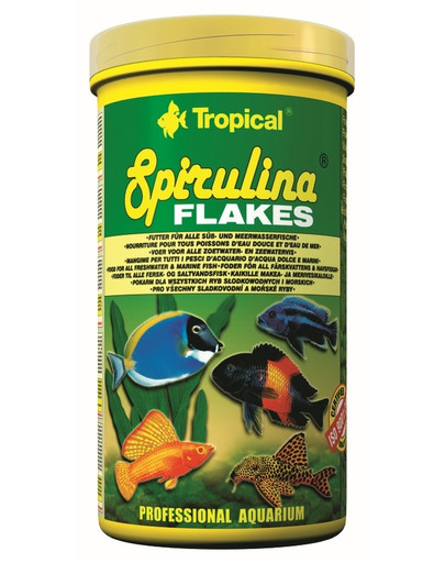 Tropical Spirulina Flakes žuvų dribsniai 250 ml / 50 g
