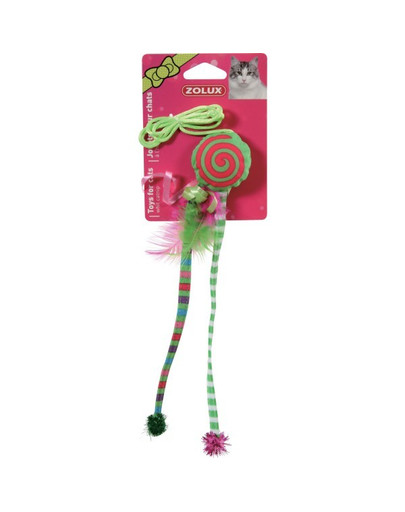 Zolux žaislas Candy Toys - žaislas saldainis su katžole žalias