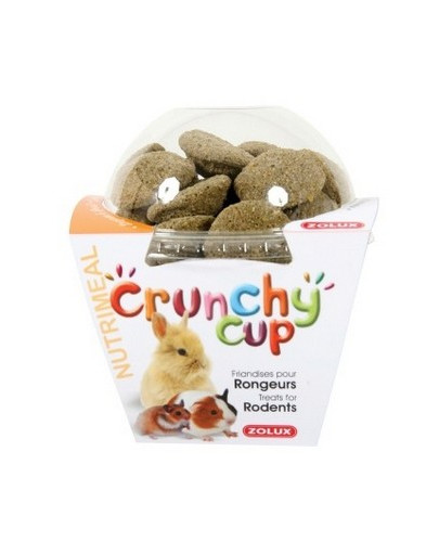 Zolux Crunchy Cup Candy skanėstai su liucerna ir petražolėmis 200 g