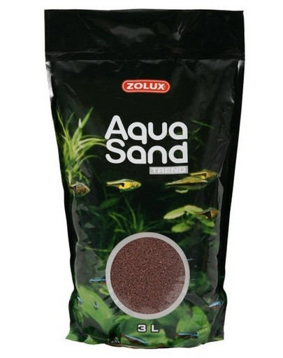 ZOLUX Aquasand Trend Cocoa Brown 3 l