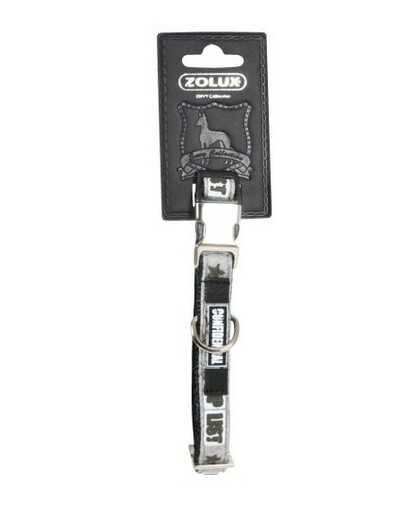 Zolux antkaklis Envy Vip Regul 10 mm pilkas
