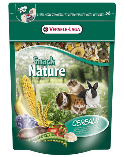 Versele-Laga Snack Nature Cereals 2 kg - skanėstas su vaisiais, dribsniais ir pūstais grūdais