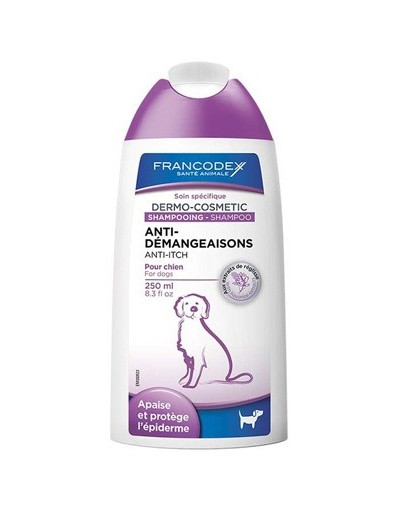 Francodex Anti-Itch šampūnas šunims slopinantis ir raminantis niežulį 1 l