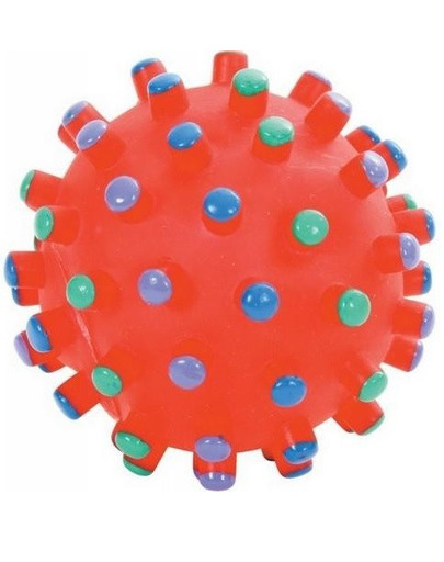 Zolux žaisliukas vinilinis kamuoliukas su dygliukais 9 cm