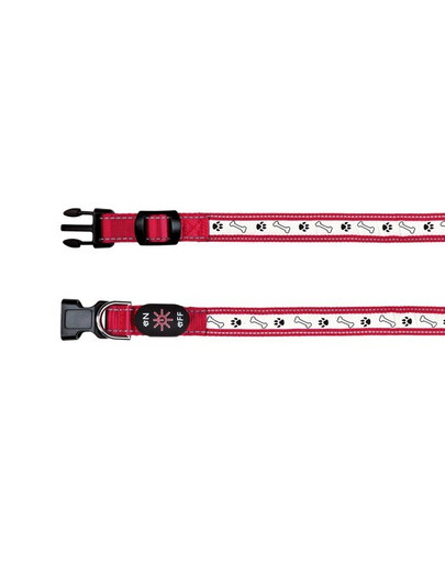 Trixie antkaklis su šviesa ir USB, L–XL 50–60 cm