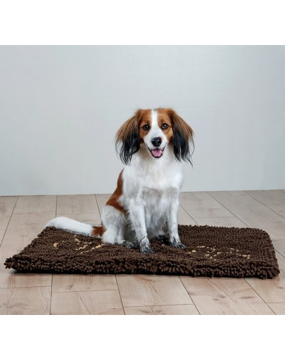 Trixie kilimėlis su pėdutėmis sugeriantis nešvarumus 80 × 55 cm