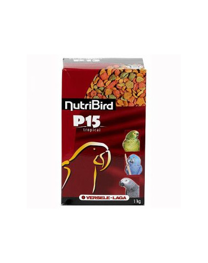 Versele-Laga Nutribird P15 Tropical maintenance 1 kg - maistas didelioms papūgoms granulėmis