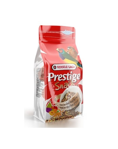 Versele-Laga Prestige Snack Finches 125 g - skanėstas su vaisiais ir vabzdžiais tropiniams paukščiams