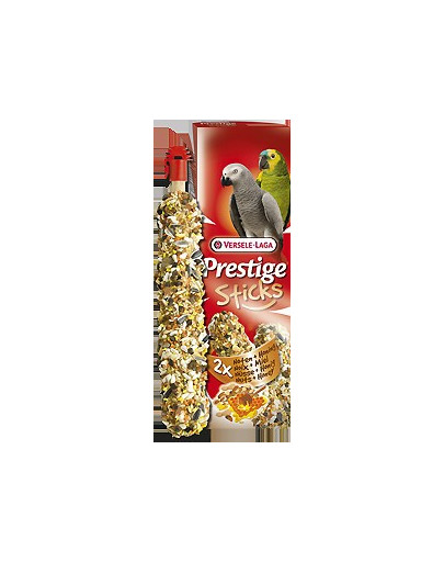 Versele-Laga Prestige Sticks Parrots Nuts & Honey 140 g - burbuolės su riešutais ir medumi didelioms papūgoms