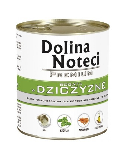 DOLINA NOTECI Premium Bogata W Dziczyznę 0,8 kg