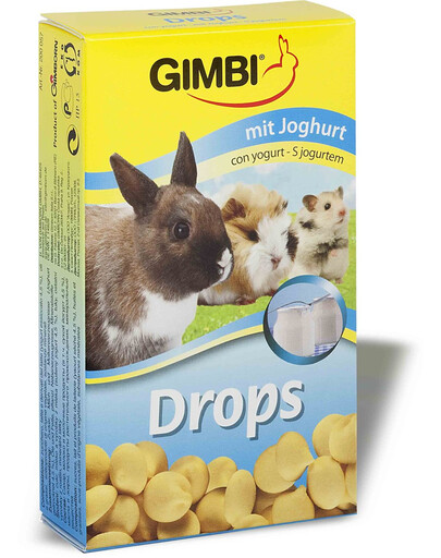 GIMBORN Gimbi dropsy mleko i jogurt dla gryzoni