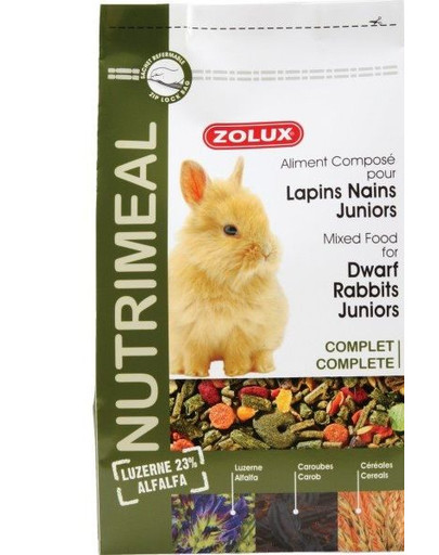 Zolux maistas Nutri'Meal triušiams Junior 800 g