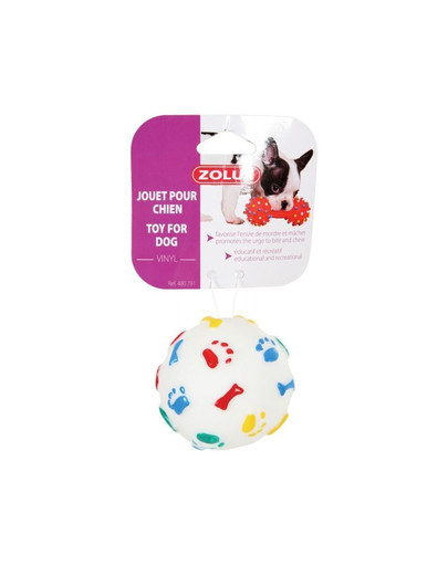 Zolux žaisliukas vinilinis kamuoliukas 7,5 cm