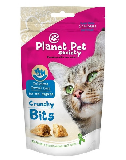 Planet Pet Society Crunchy Bits na zdrowe zęby 40 g