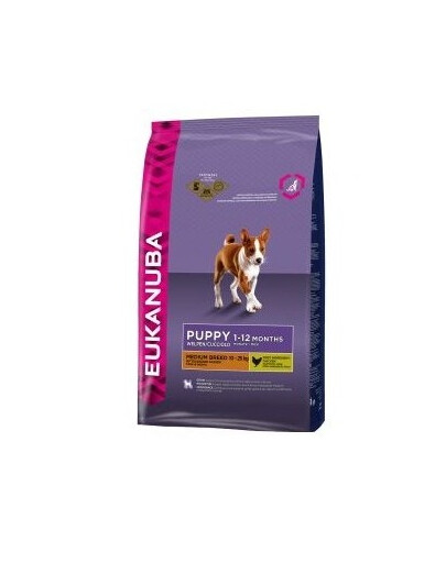EUKANUBA Puppy & junior medium 15 kg