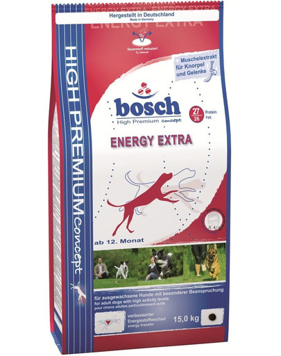 BOSCH Energy Extra maistas šunims 15 kg