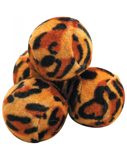 Zolux žaisliukai katėms 4 kamuoliukai spalvoti 4 cm