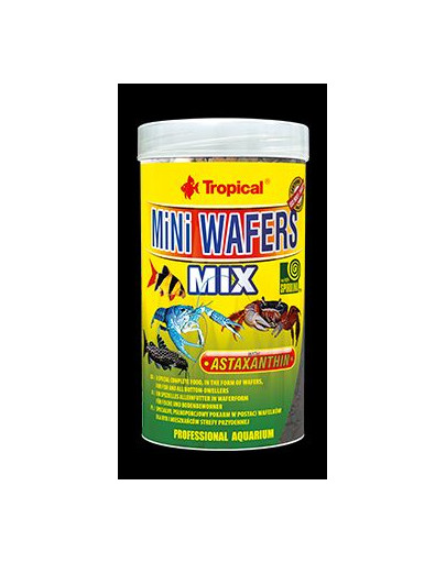 TROPICAL Mini wafers mix 250 ml (138g) tuba