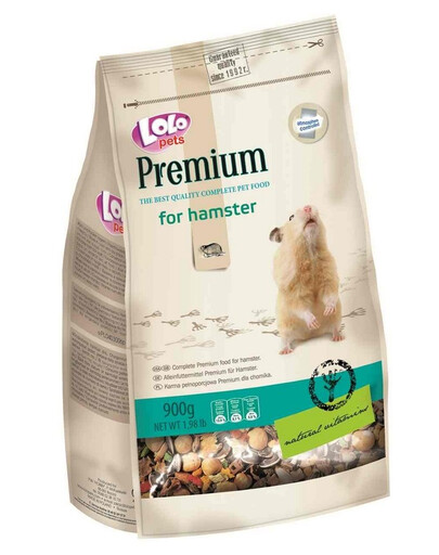 Lolo Pets Premium maistas žiurkėnams 0,9 kg