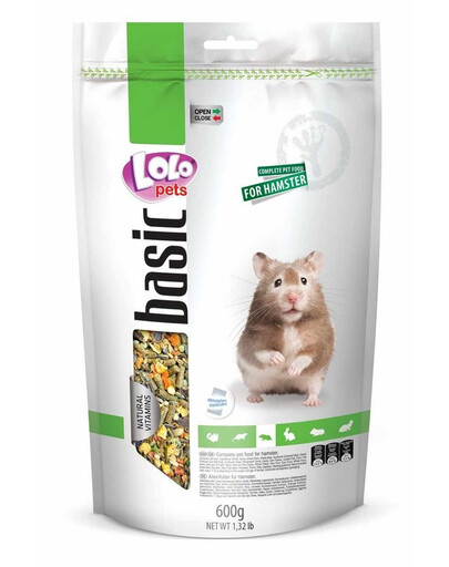 Lolo Pets maistas žiurkėnams 0,6 kg