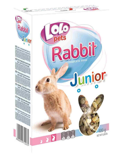 Lolo Pets Junior maistas triušiams 0,4 kg