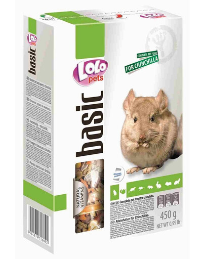 Lolo Pets maistas šinšiloms 0,45kg