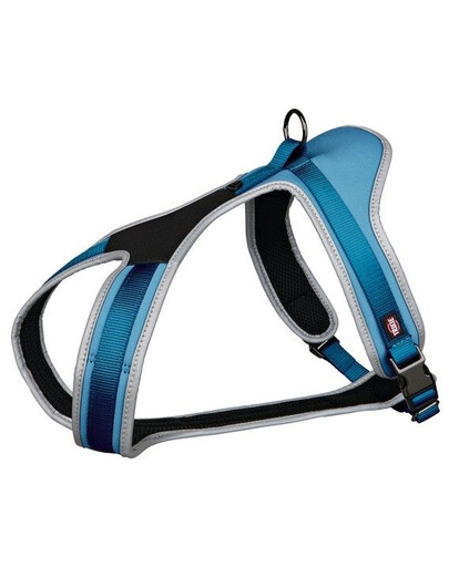 Trixie petnešos vaikščiojimui Experience, L–XL 70–100 cm / 20 mm, mėlynos