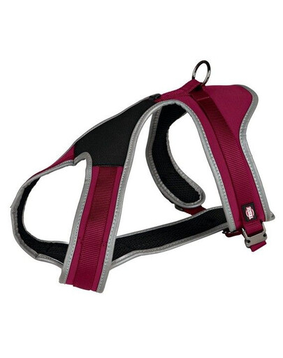 Trixie petnešos vaikščiojimui Experience, L–XL 70–100 cm / 20 mm, raudonos