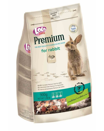 Lolo Pets Premium maistas triušiams 0,9 kg
