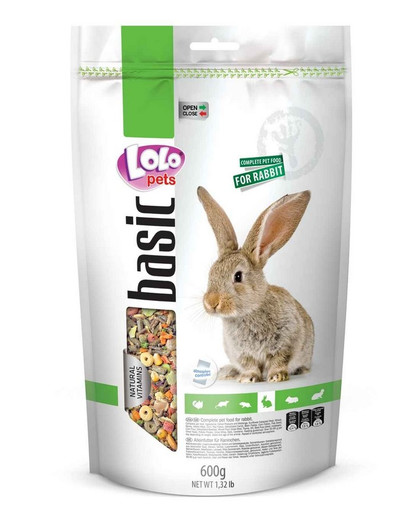 Lolo Pets maistas triušiams 0,6 kg