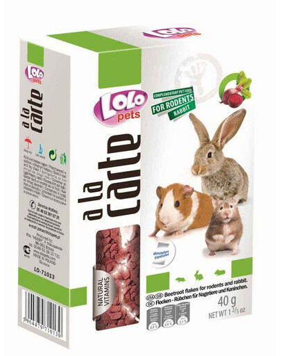 Lolo Pets Diners burokų dripsniai 40 g