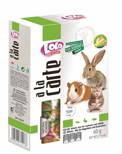 Lolo Pets Diners Mix lazdelės 60 g