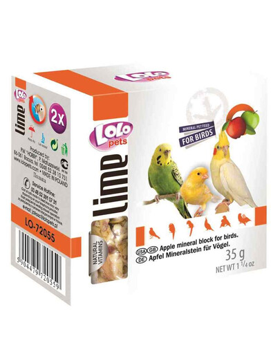 Lolo Pets mineralai su obuoliais paukščiams 35 g