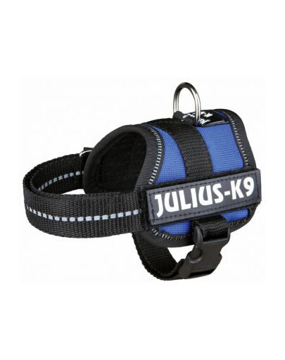Trixie petnešos Julius-K9, mini-mini / S 40–53 cm, mėlynos