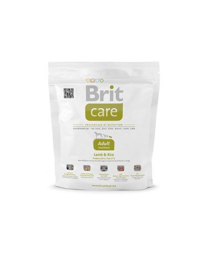 BRIT Care Adult Small Breed Lamb&Rice 1kg