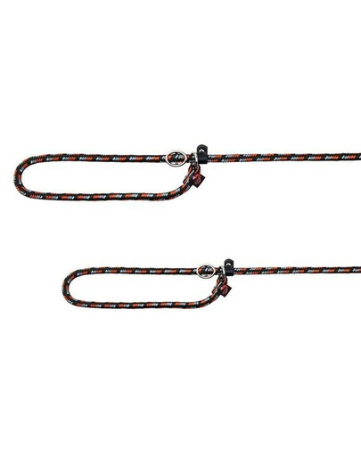 Trixie smaugiantis pavadėlis Mountain Rope, L–XL 1.7 m /13 mm, juodas-oranžinis