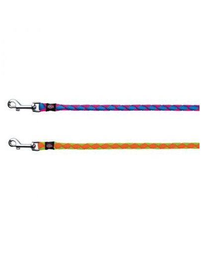 Trixie pavadėlis Cavo S–M 1 m / 12 mm, oranžinis-žalias