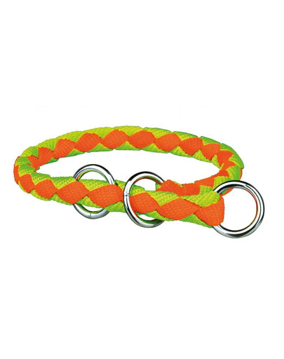 Trixie smaugiantis antkaklis Cavo, M–L 43–51 cm / 18 mm oranžinis-žalias