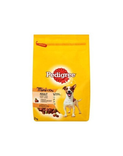 PEDIGREE malé plemena drůběž a zelenina 2 kg