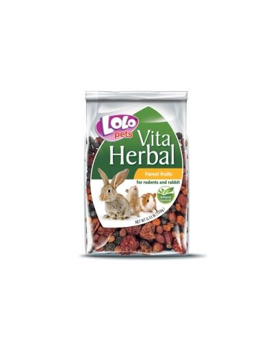 Lolo Pets Vita Herbal Forest Fruits su miško vaisiais graužikams 100 g