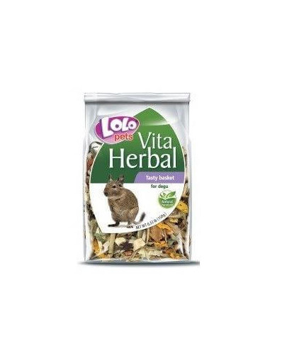 Lolo Pets Tasty basket maistas Degu 150 g