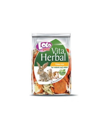 Lolo Pets Vita Herbal Mix su žiedlapiais graužikams 150 g