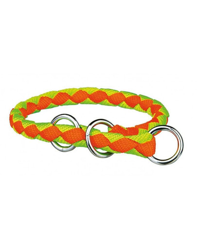Trixie antkaklis Cavo S-M: 30–36 cm / 12 mm oranžinis-žalias