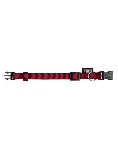 Trixie antkaklis Premium, S-M 25–40 cm / 15 mm bordo
