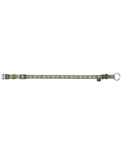 Trixie antkaklis Modern Art Blooms, S-M 30–45 cm / 15 mm žalias