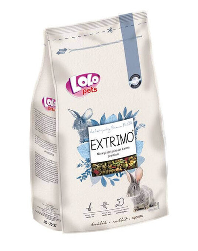 Lolo Pets Extrimo triušių maistas 750 g